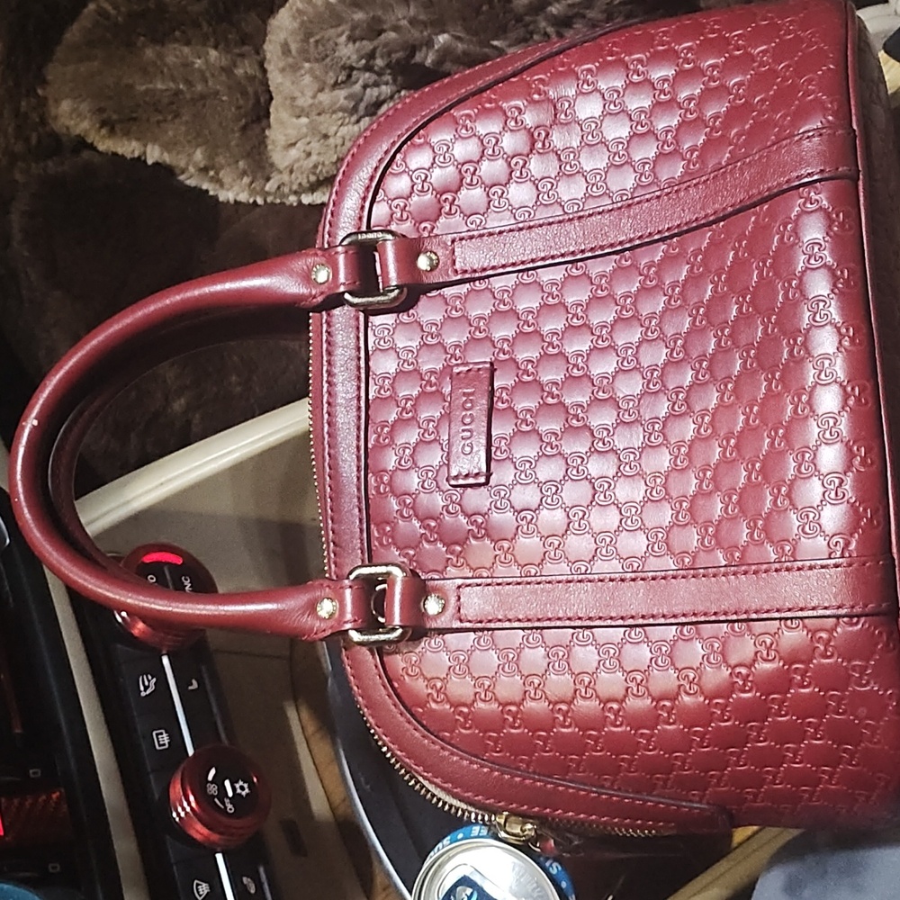Gucci red bag authentic